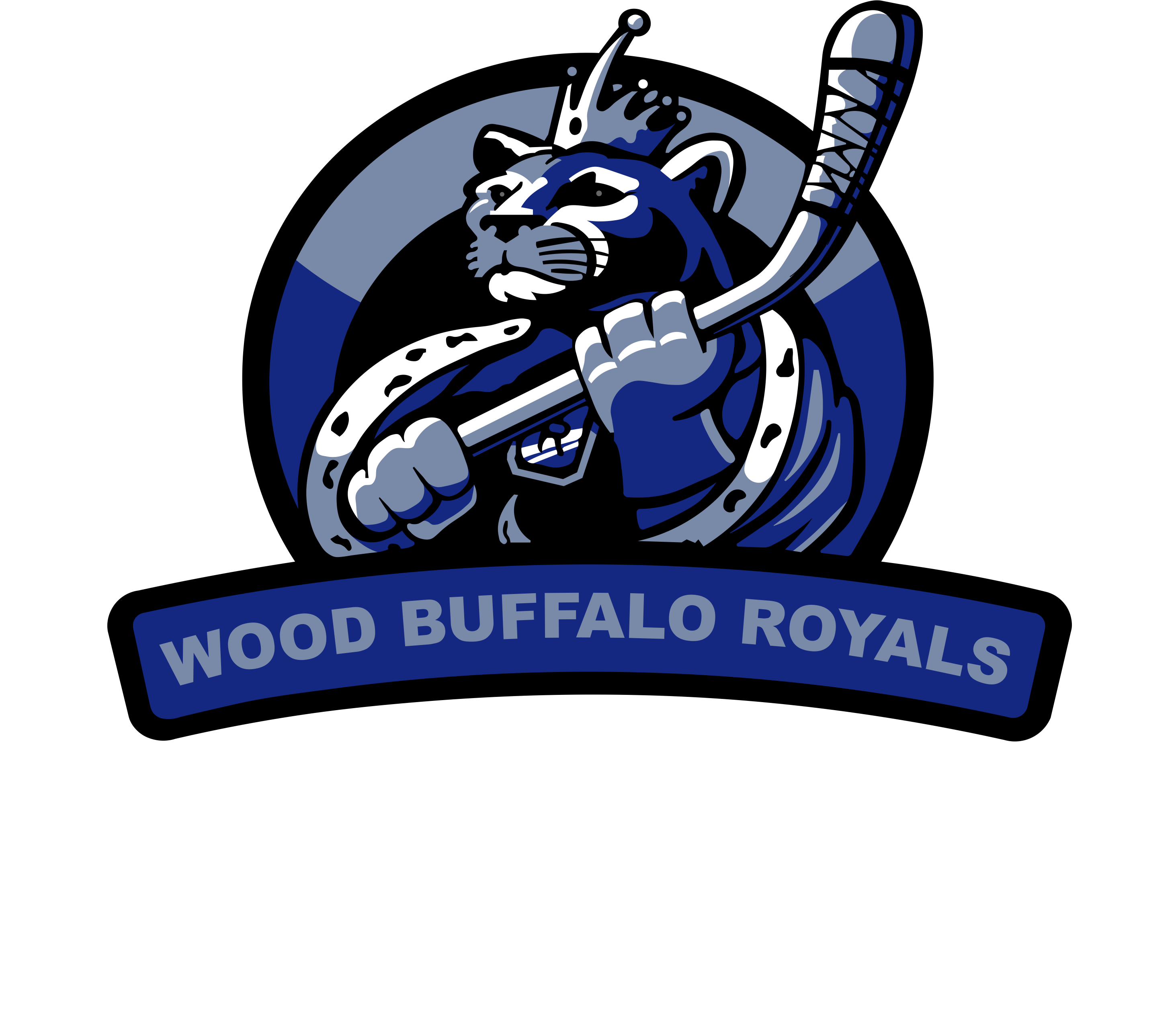 Copy of Wood Buffalo Royals vector Logo