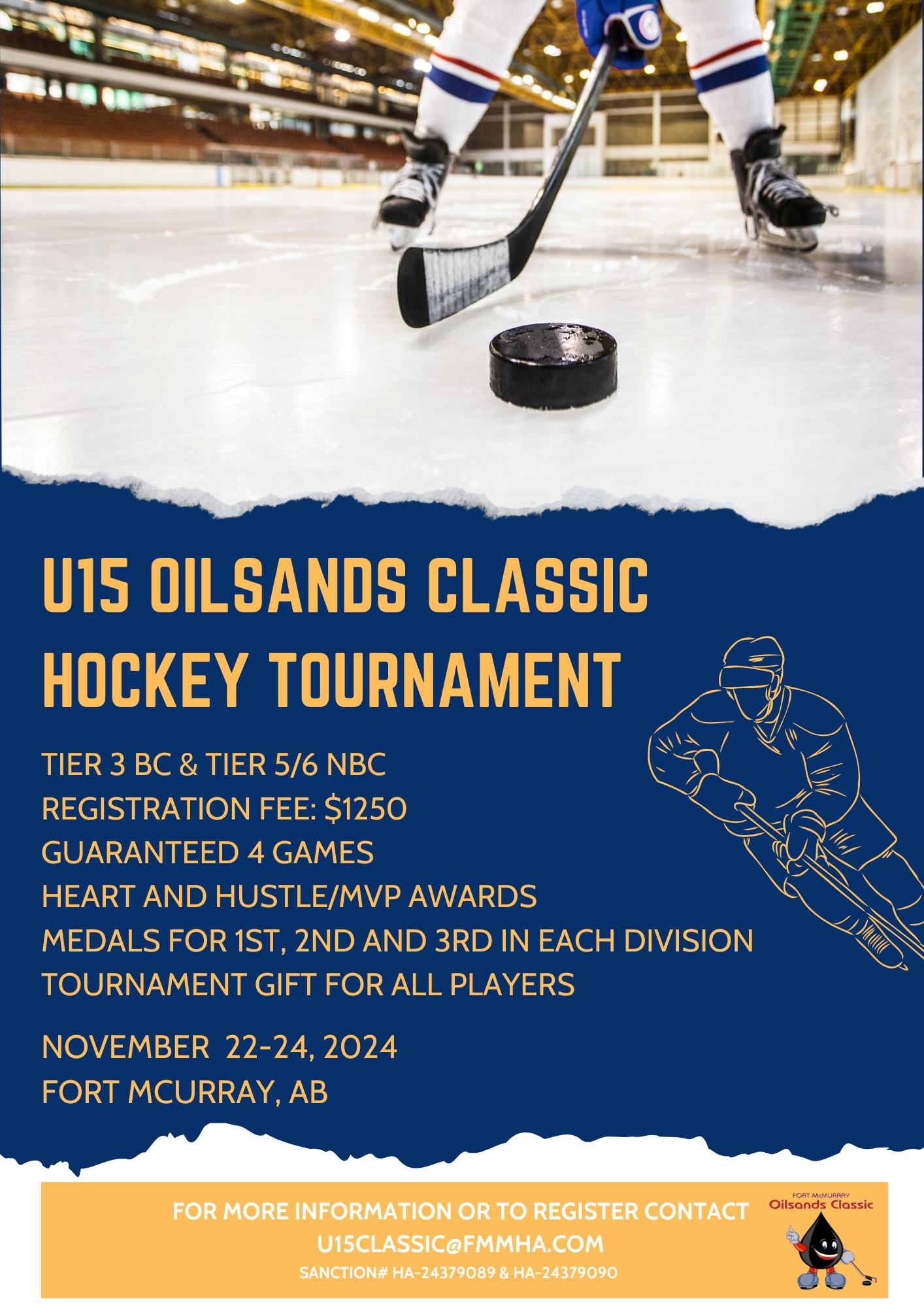 U15 Oilsands classic poster 2024 U15 Oilsands classic poster 2024